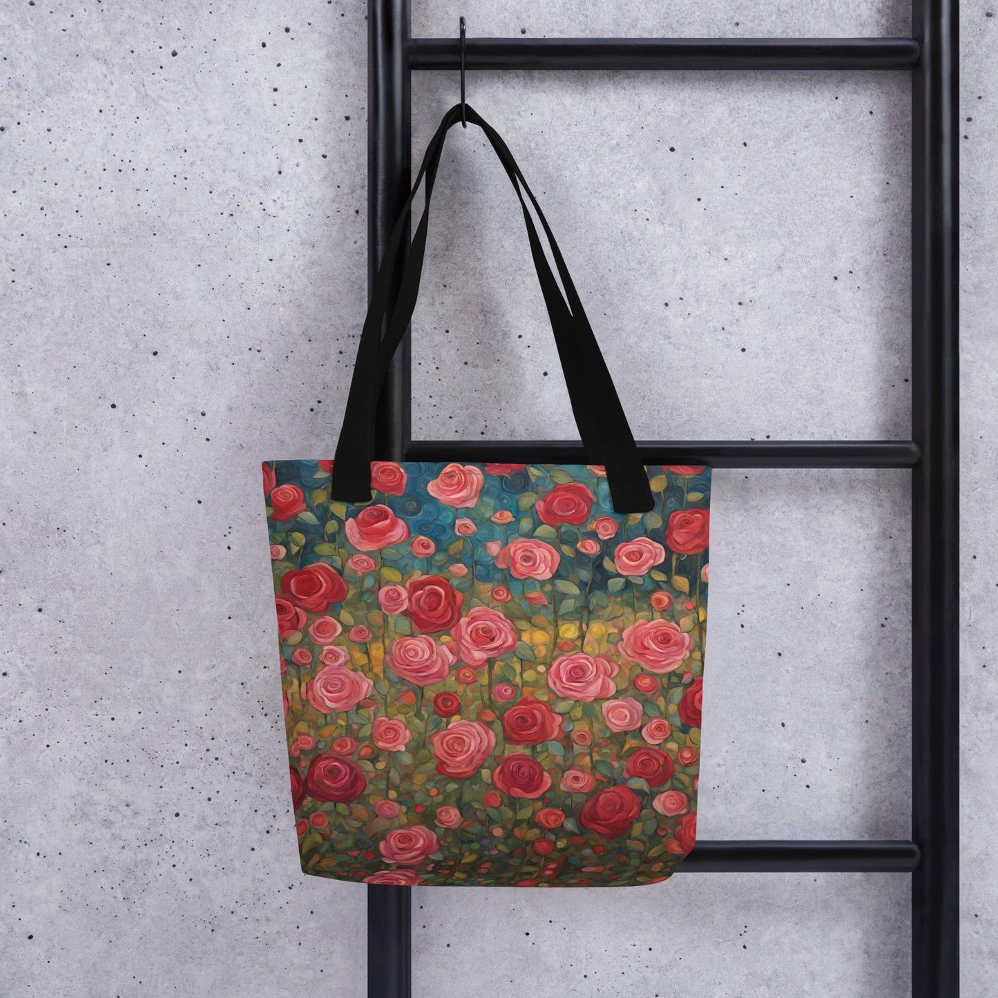 Wall of Roses Tote bag