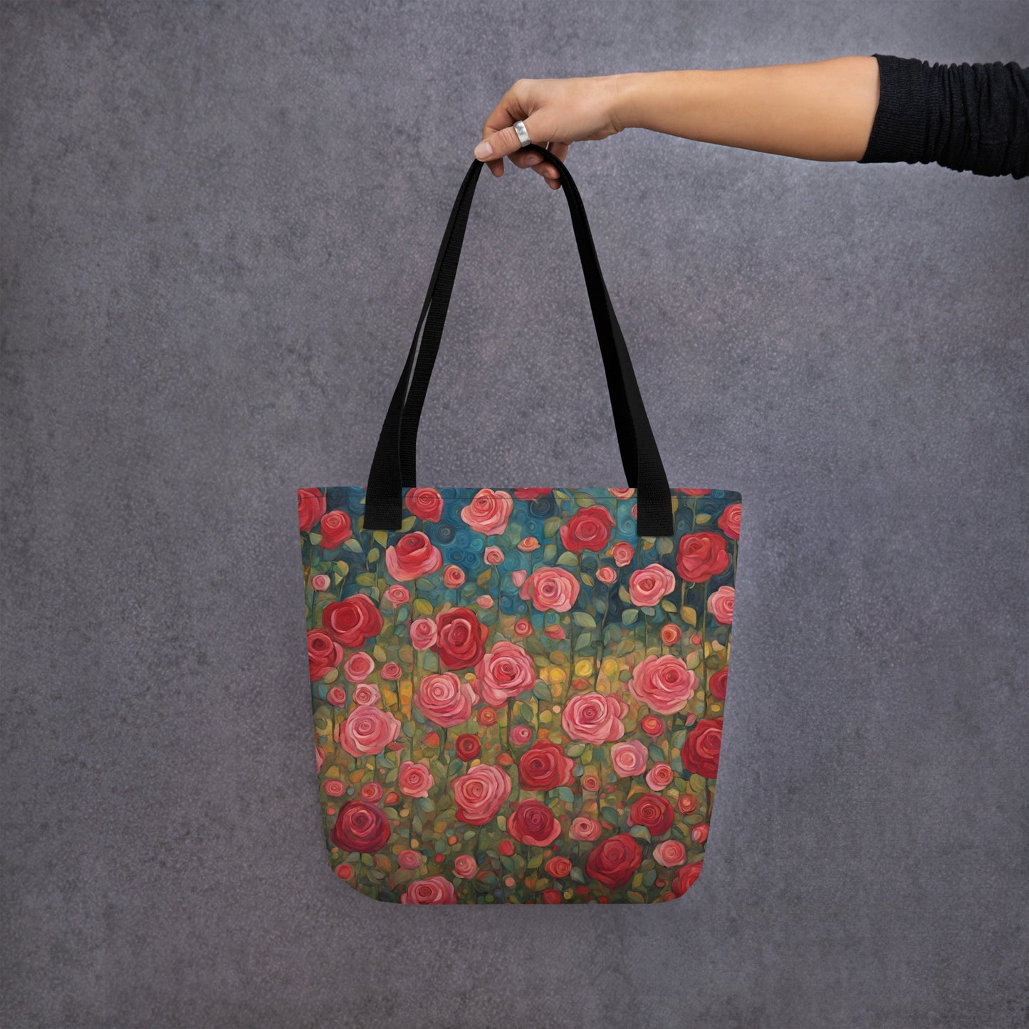 Wall of Roses Tote bag