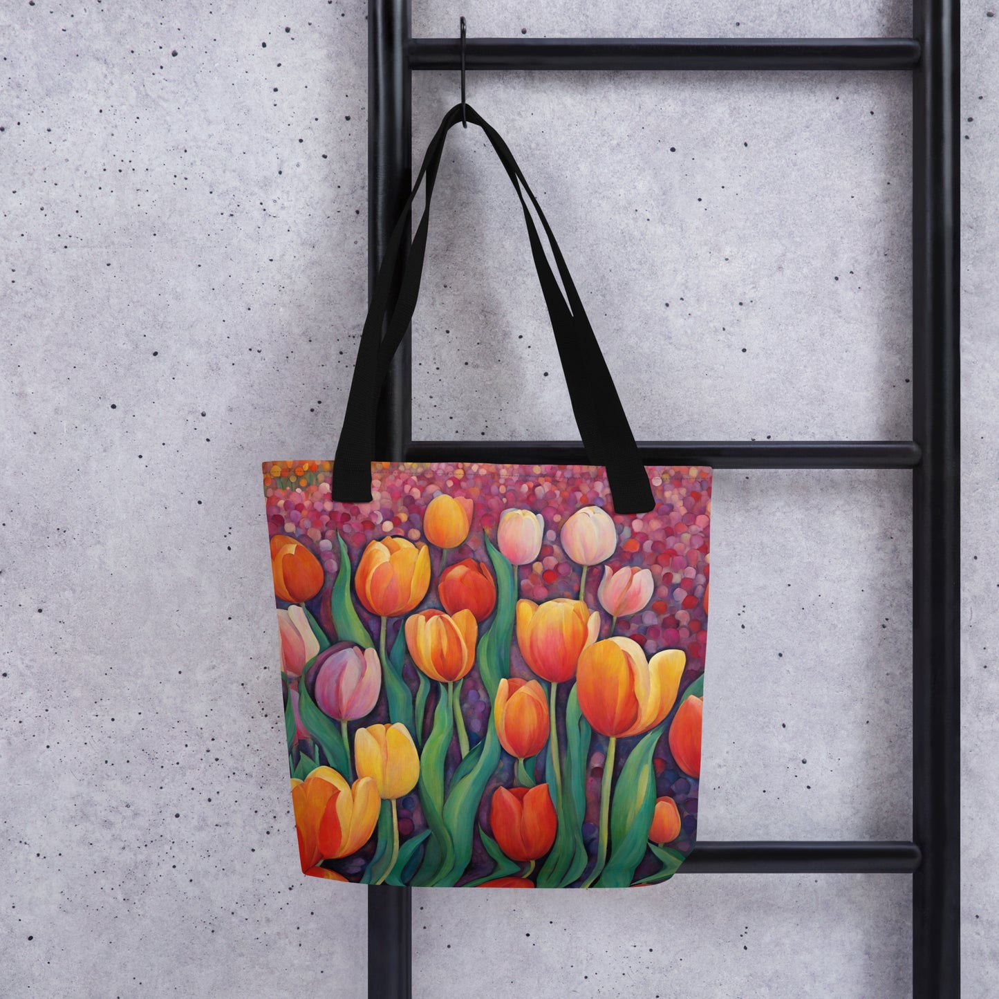 Happy Tulips Tote bag