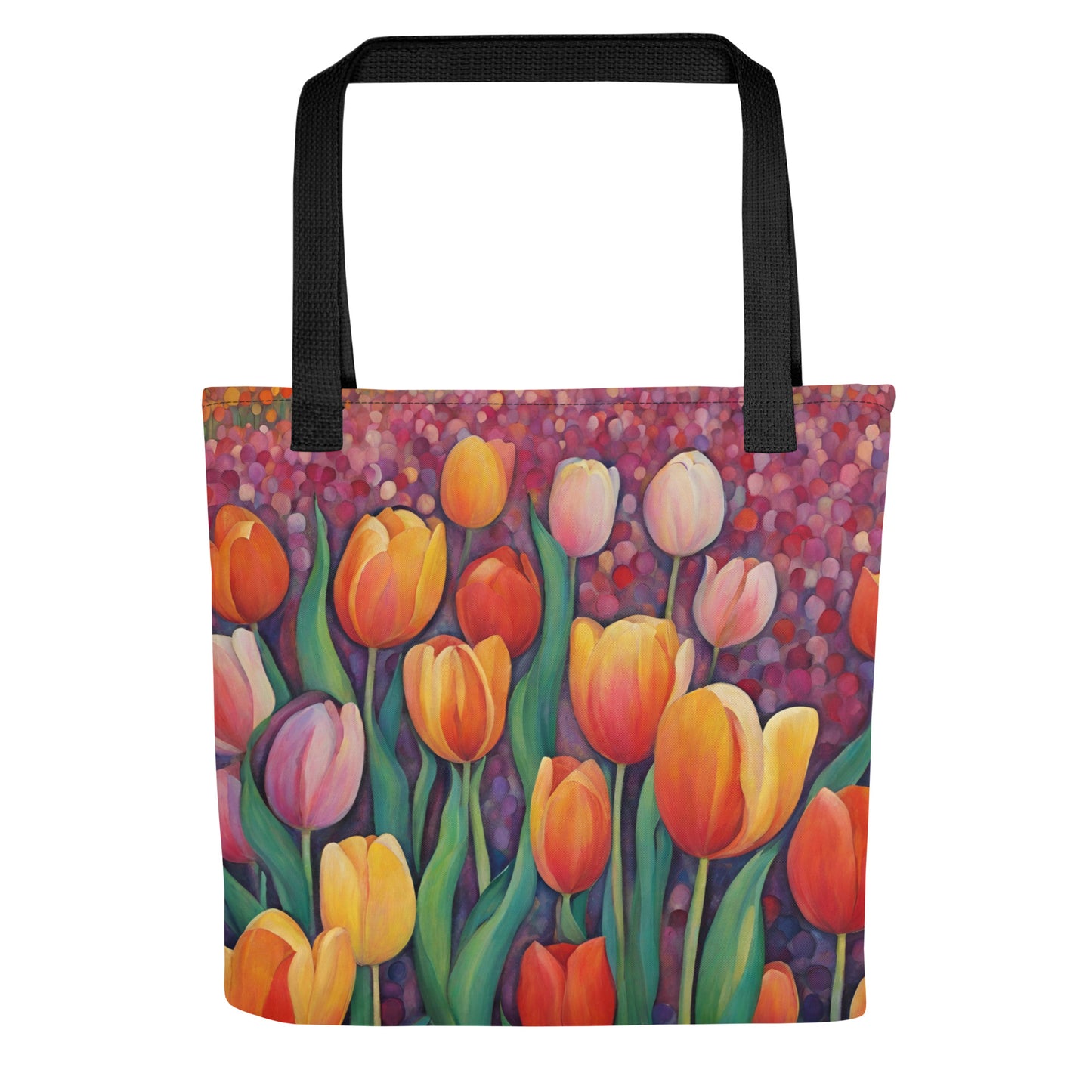 Happy Tulips Tote bag