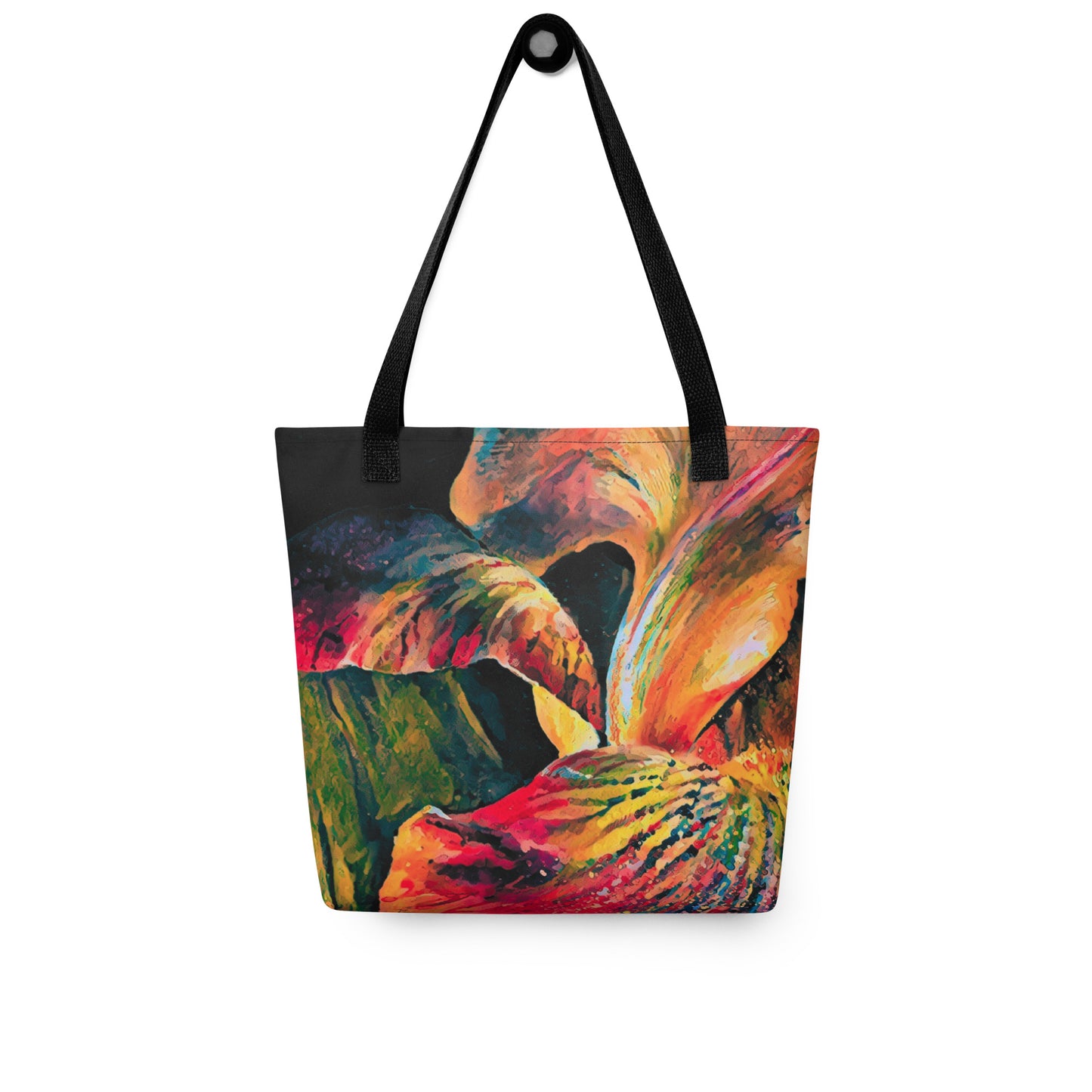 Midnight Iris Tote bag