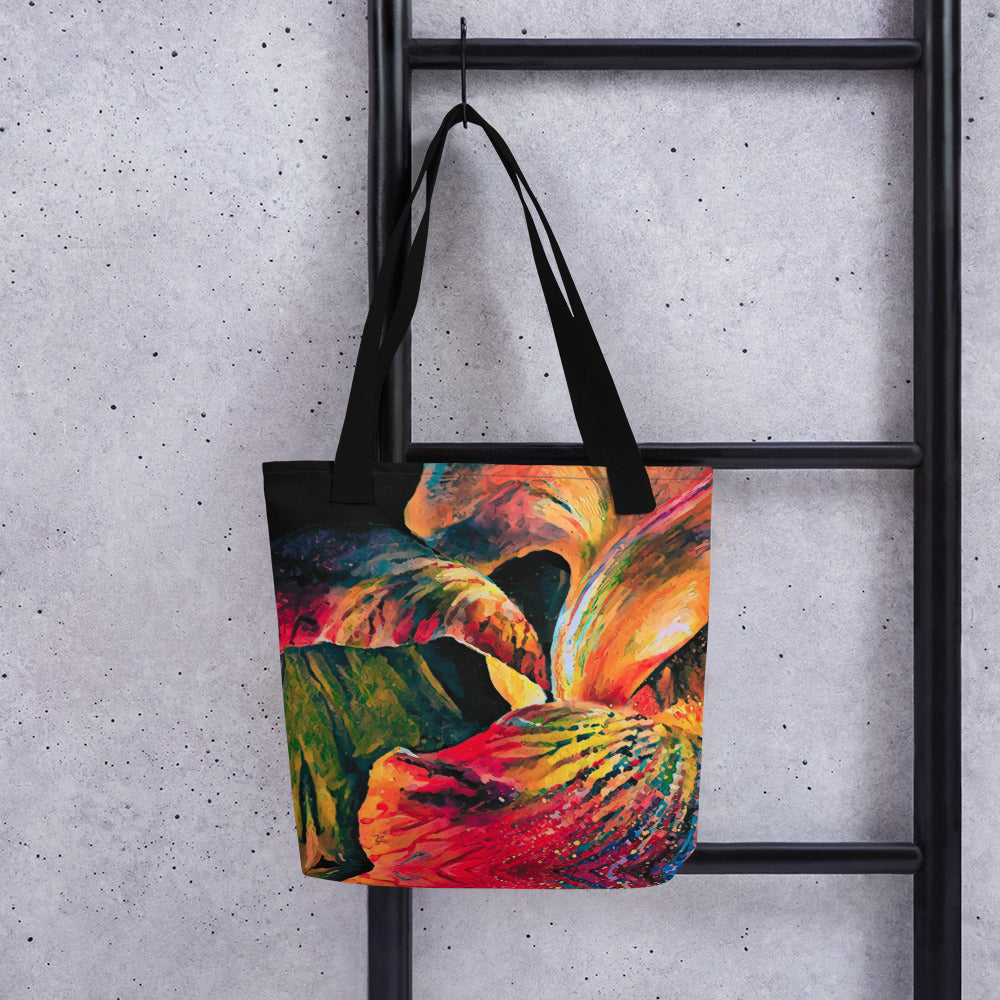 Midnight Iris Tote bag