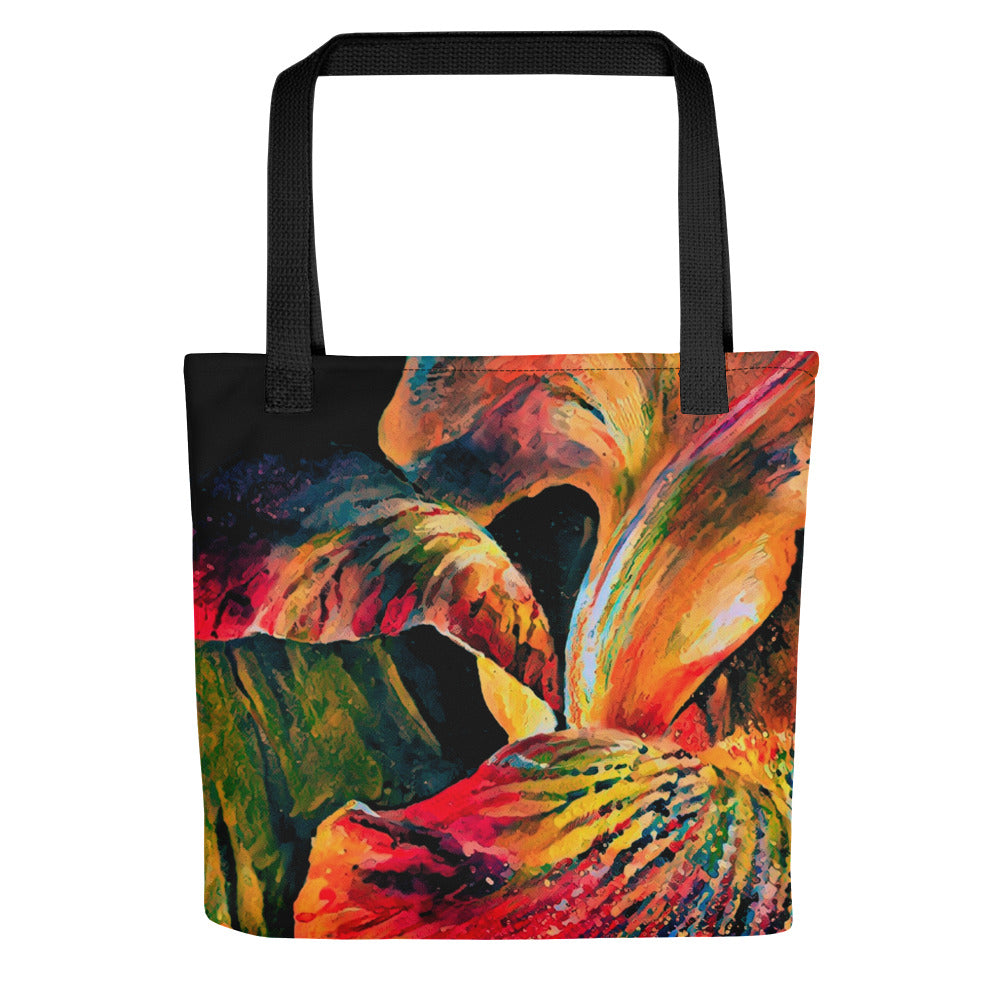 Midnight Iris Tote bag