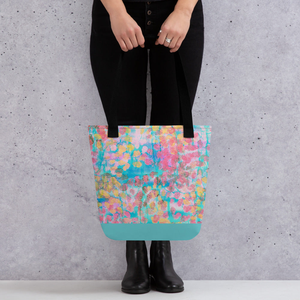 Shoreways Abstract Print Tote bag