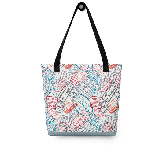 Travel Stamps Tote bag