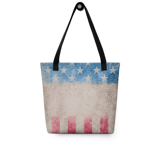 American Flag Grunge Tote bag