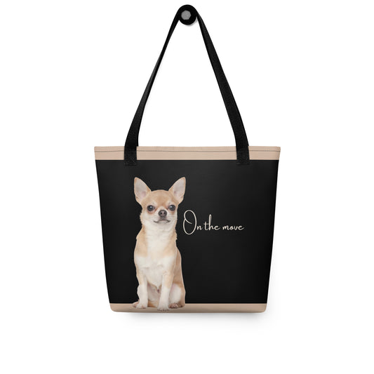 Chihuahua On the Move Tote bag