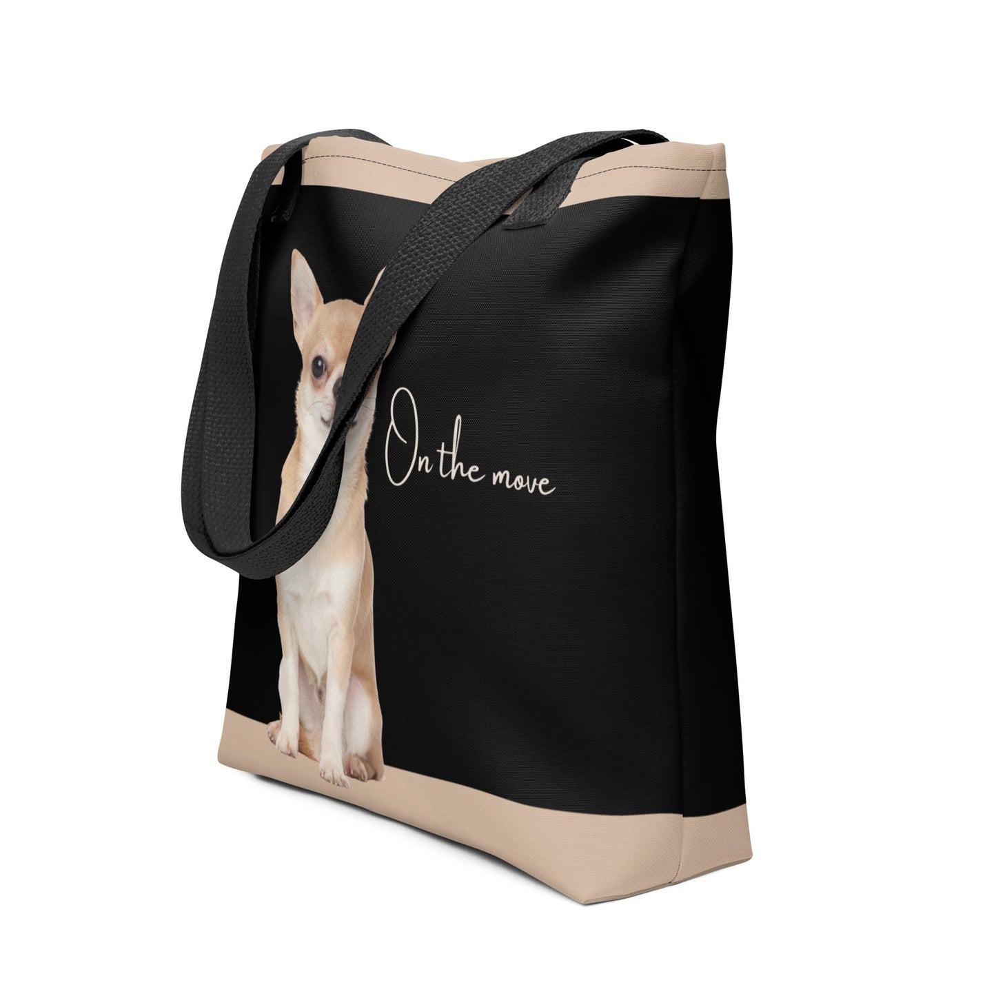 Chihuahua On the Move Tote bag