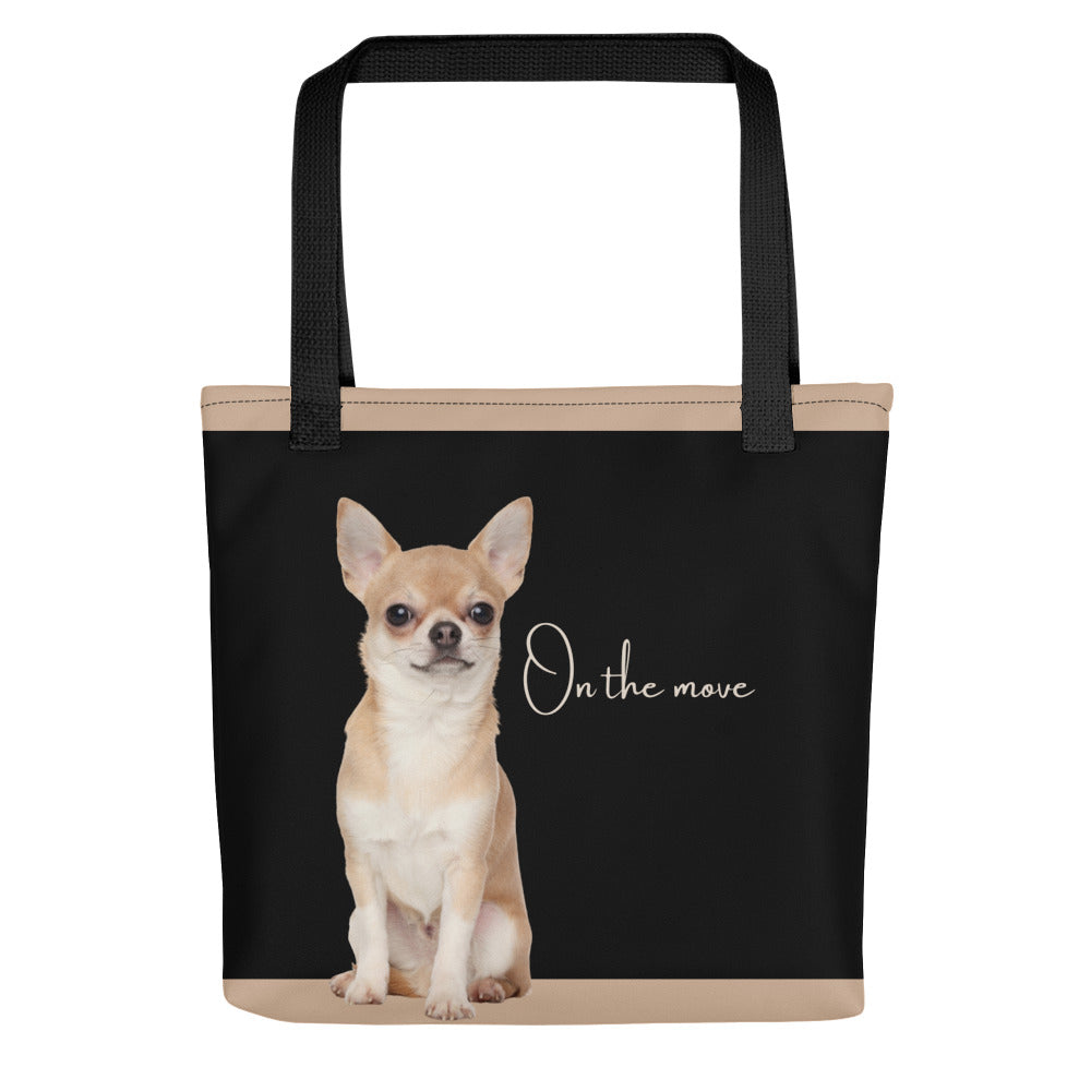 Chihuahua On the Move Tote bag