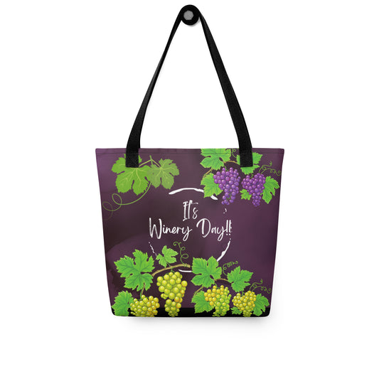 It's Winery Day! Tote bag