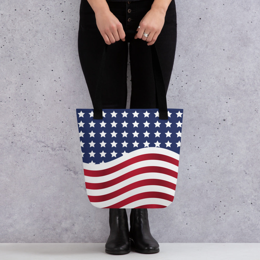 American Flag Tote bag