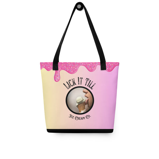 Lick It Till Ice Cream Co Tote bag