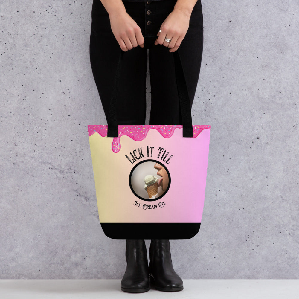 Lick It Till Ice Cream Co Tote bag