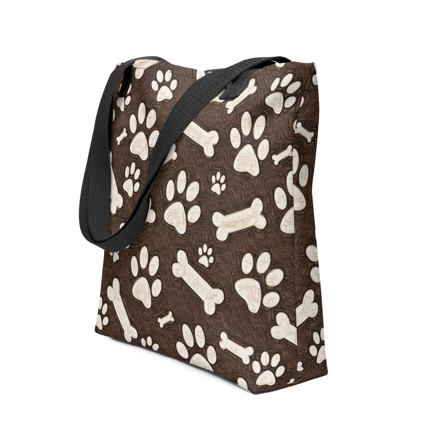 Bow Wow Brown Tote bag