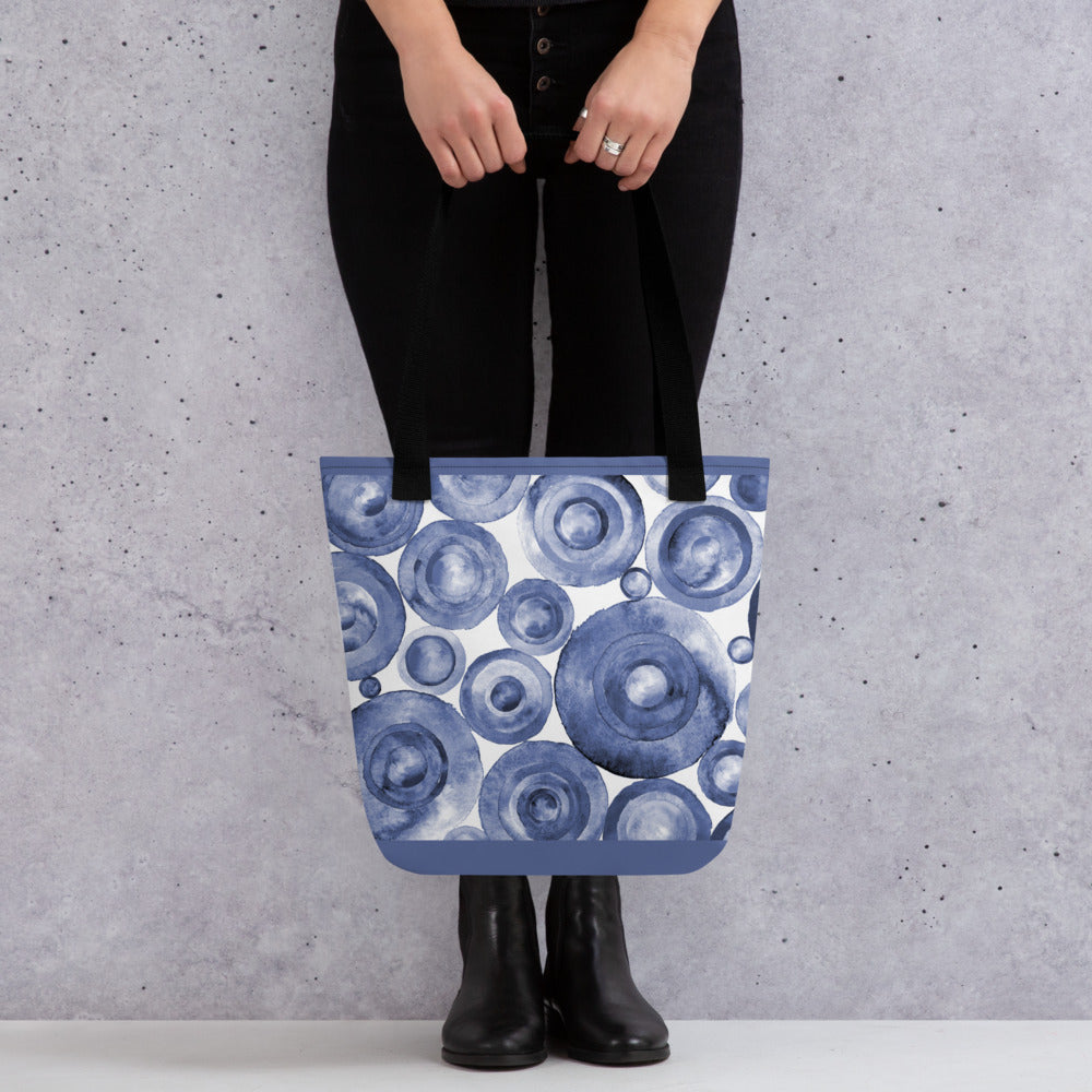 Indigo Swirls Tote bag