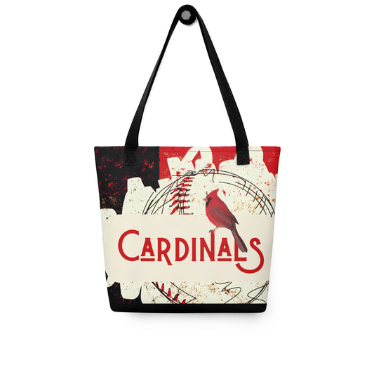 Cardinals Baseball Grunge Tote bag