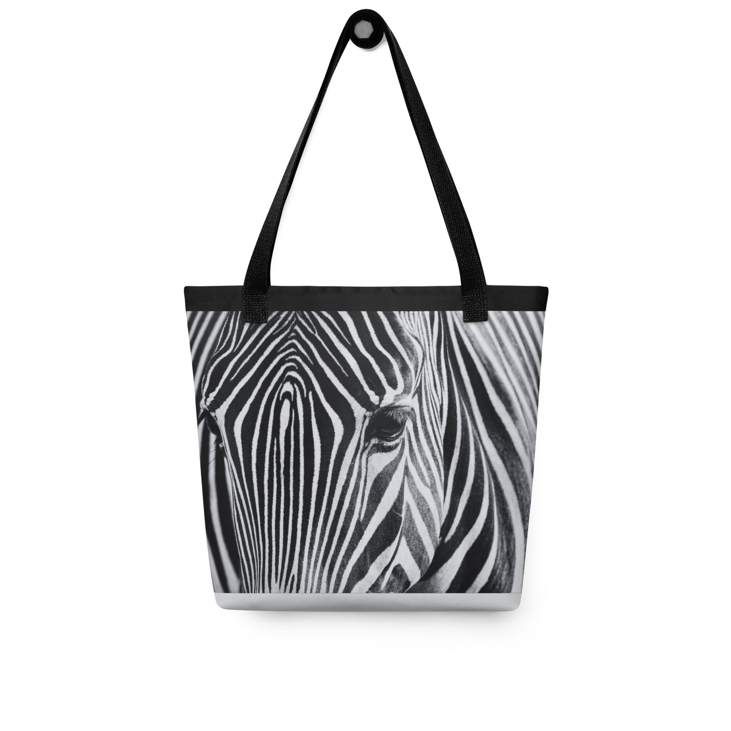 Zebra Closeup Wildlife Zoo Tote bag