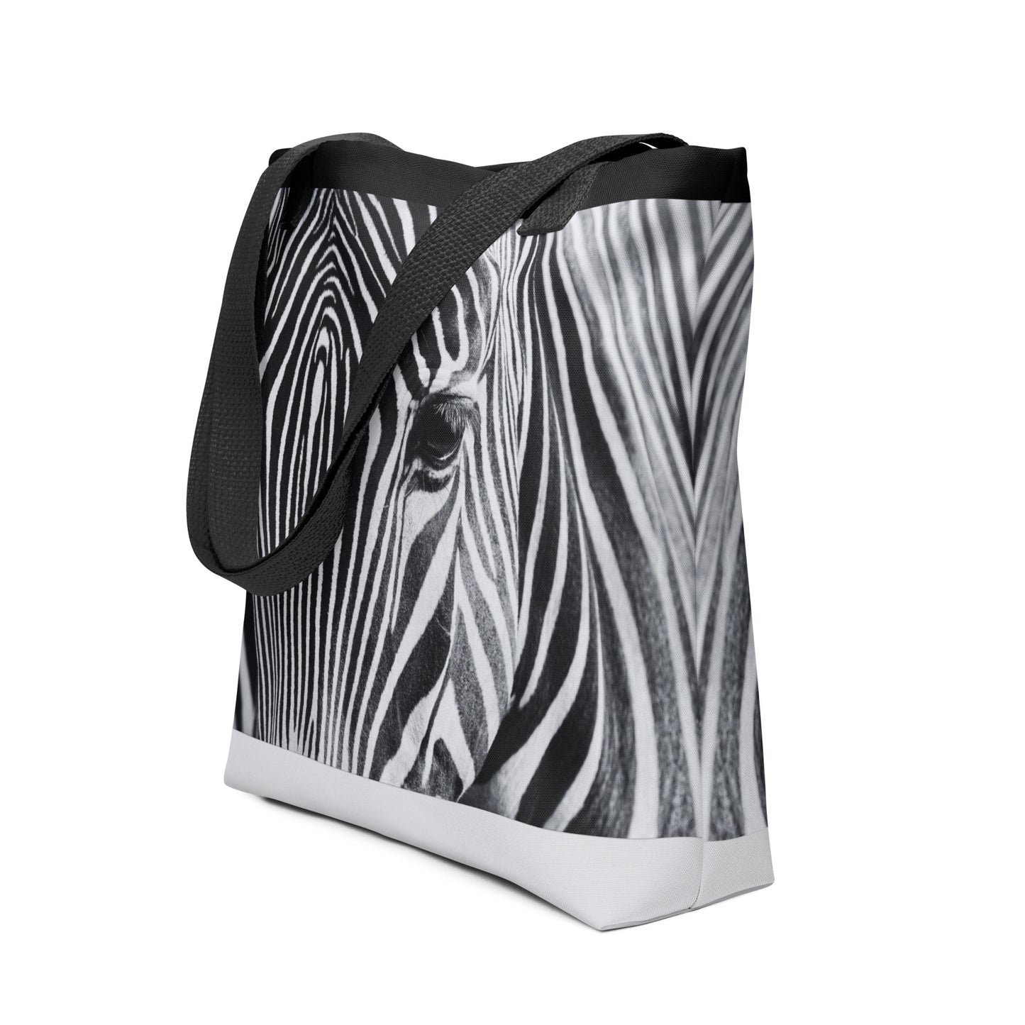 Zebra Closeup Wildlife Zoo Tote bag