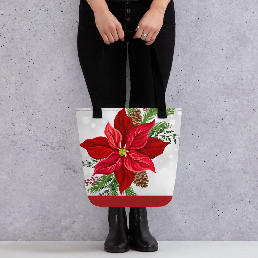 Big Poinsettia Tote bag