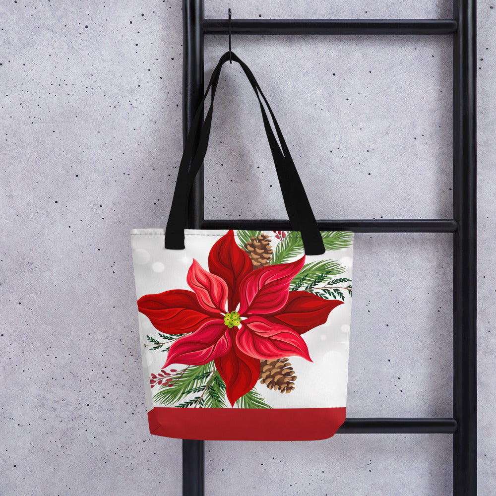 Big Poinsettia Tote bag