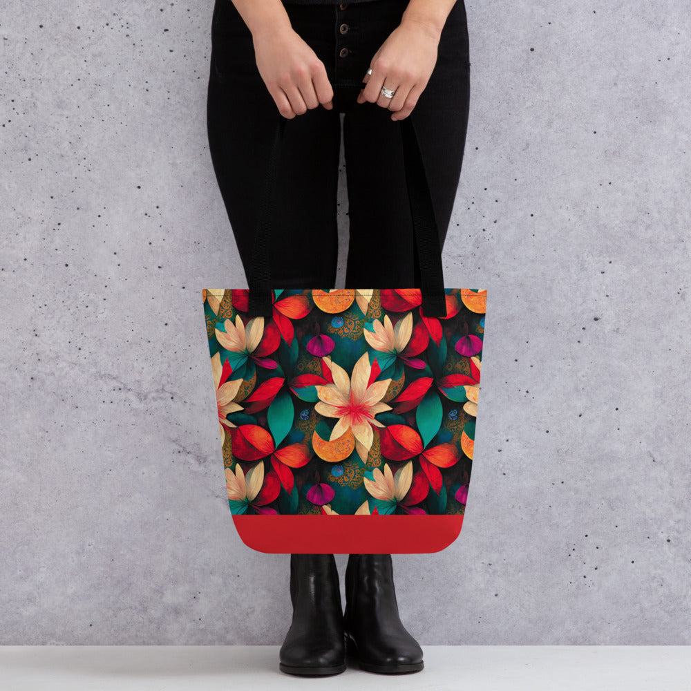 Christmas Flowers Tote bag