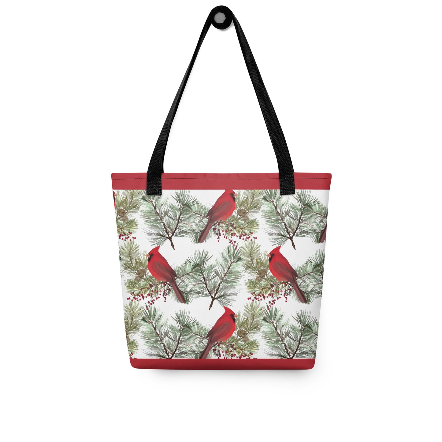 Winter Cardinals Tote bag