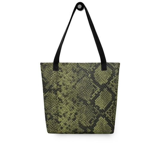 Faux Python in Green Tote bag