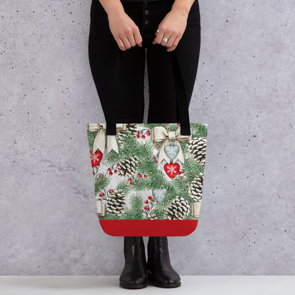 Pinecones & Bows Tote bag