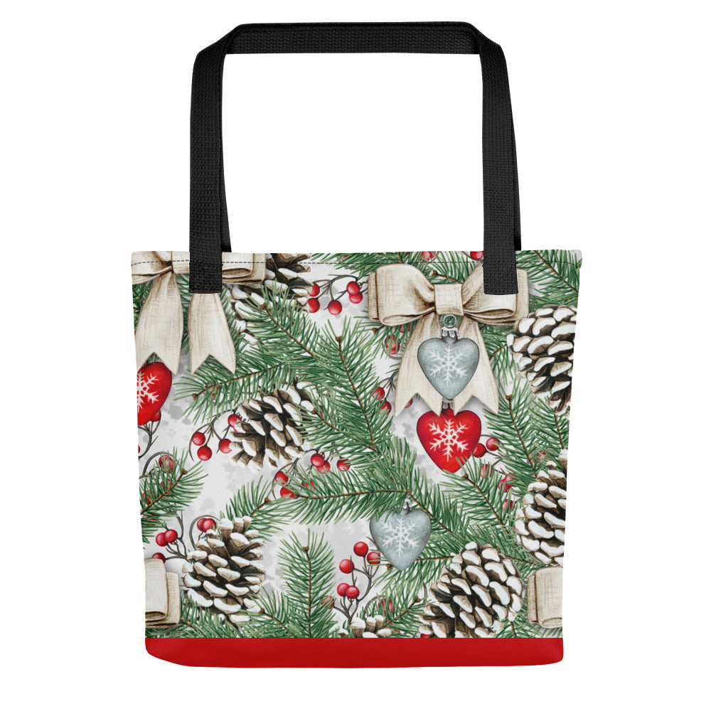 Pinecones & Bows Tote bag