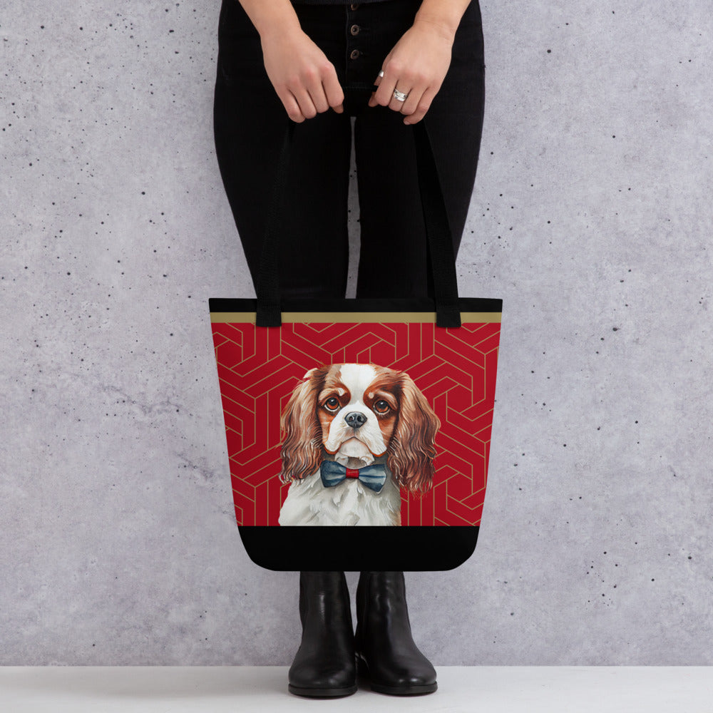 Cavalier King Charles Tote bag