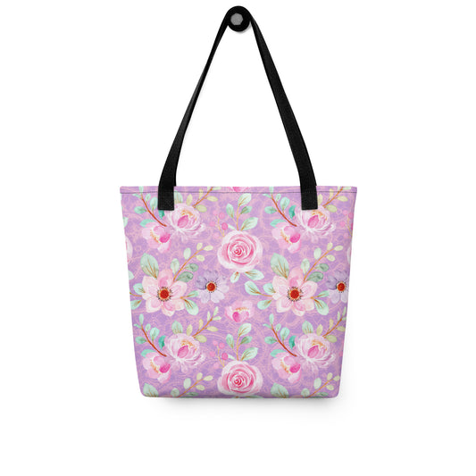 Ann Floral Pink Tote bag