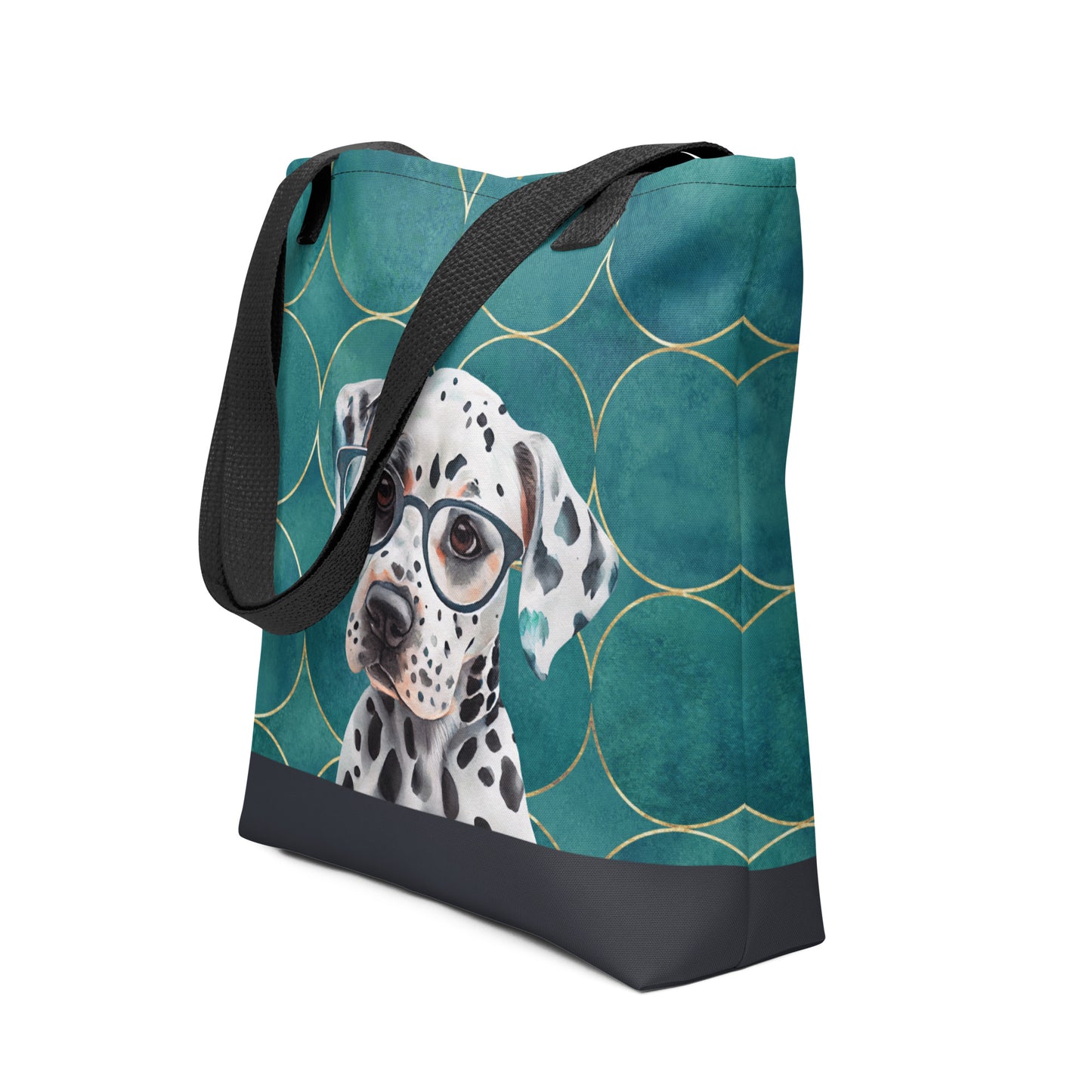 Dalmatian in Glasses Tote bag