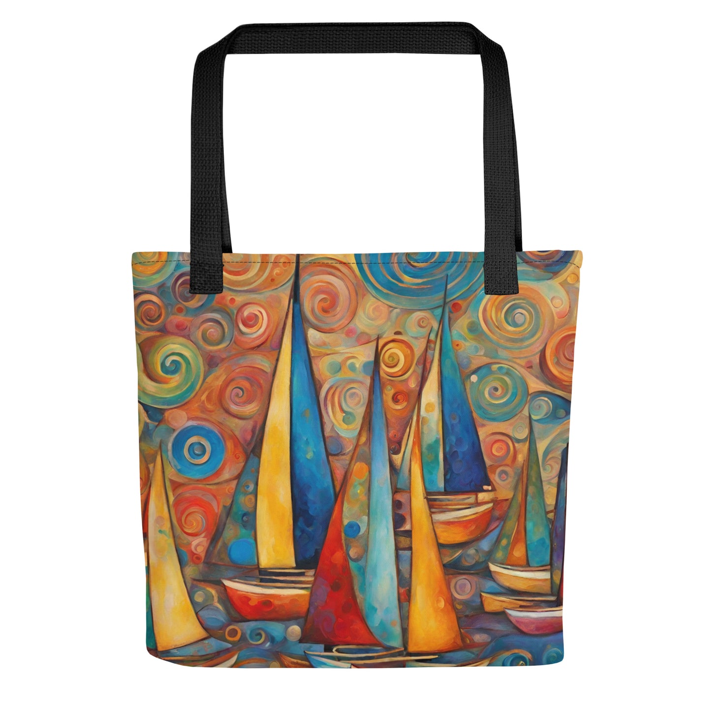 Colorful Sailboats Tote bag