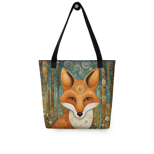 Mountain Forest Fox Tote bag