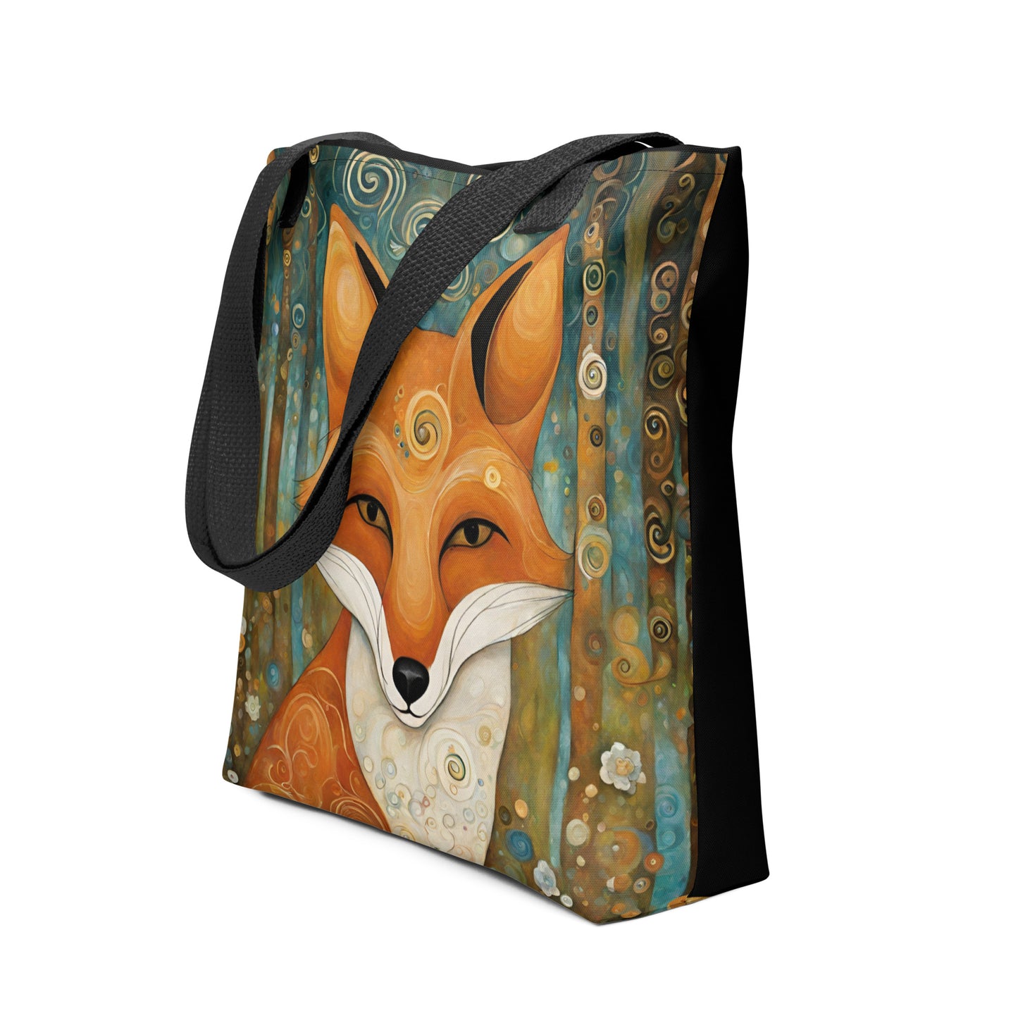 Mountain Forest Fox Tote bag