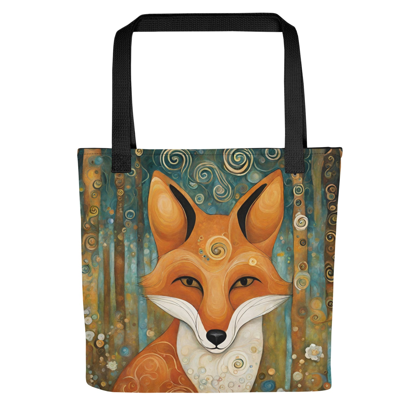 Mountain Forest Fox Tote bag