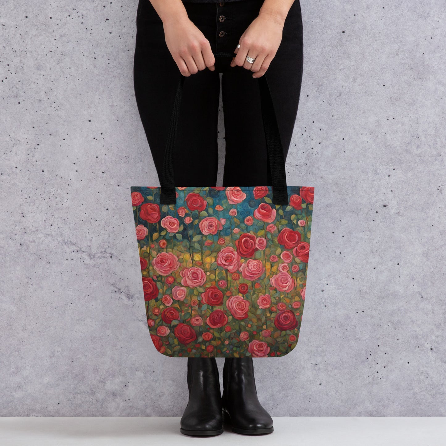 Wall of Roses Tote bag