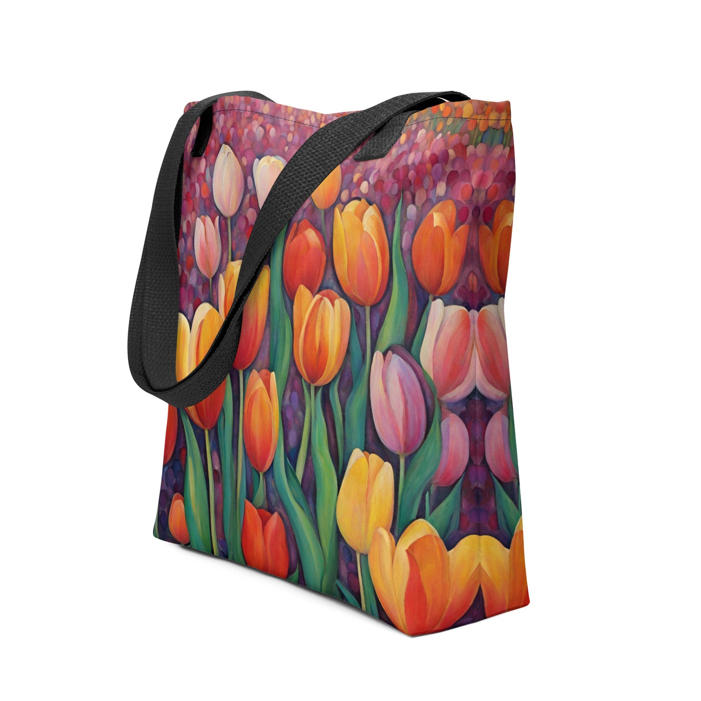 Happy Tulips Tote bag