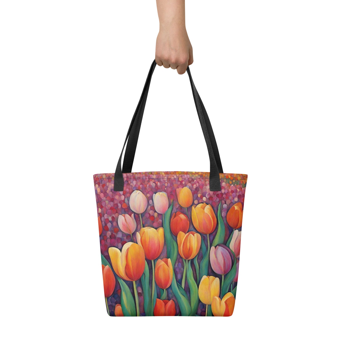 Happy Tulips Tote bag