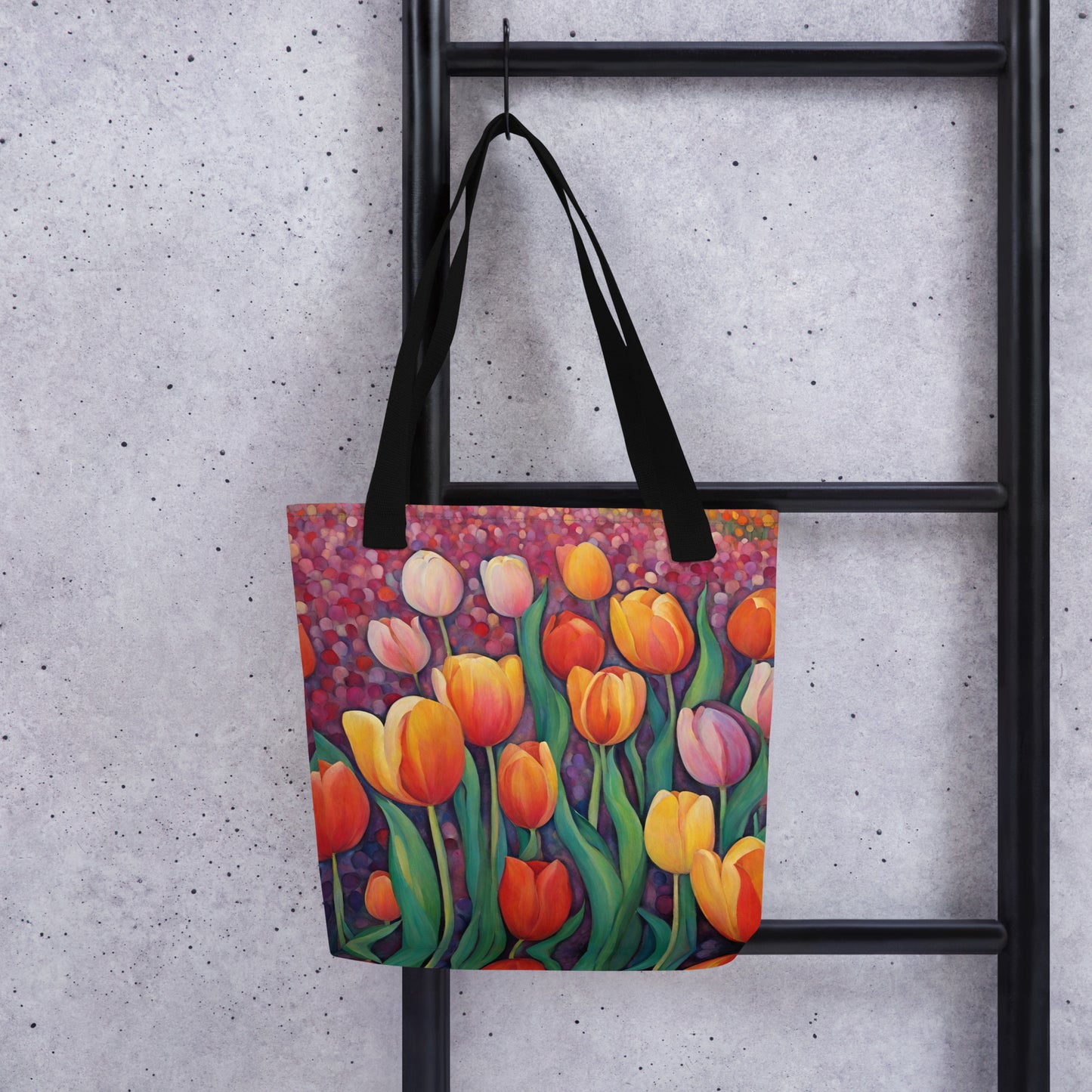 Happy Tulips Tote bag