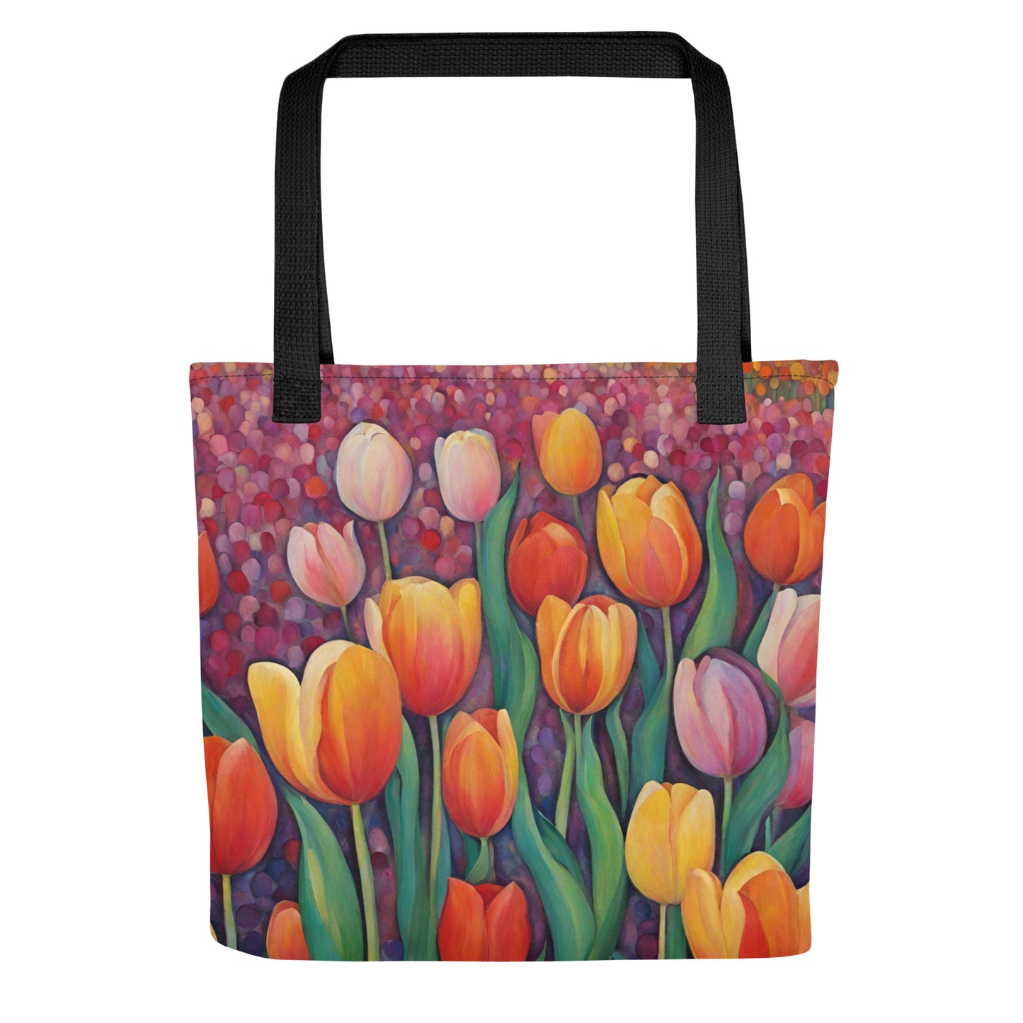 Happy Tulips Tote bag