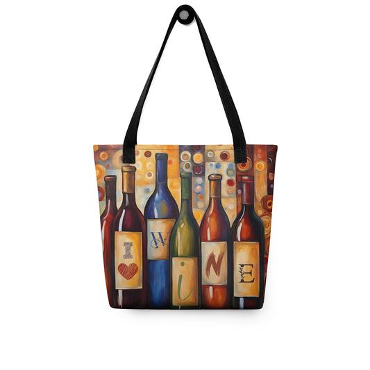 I Love Wine Tote bag