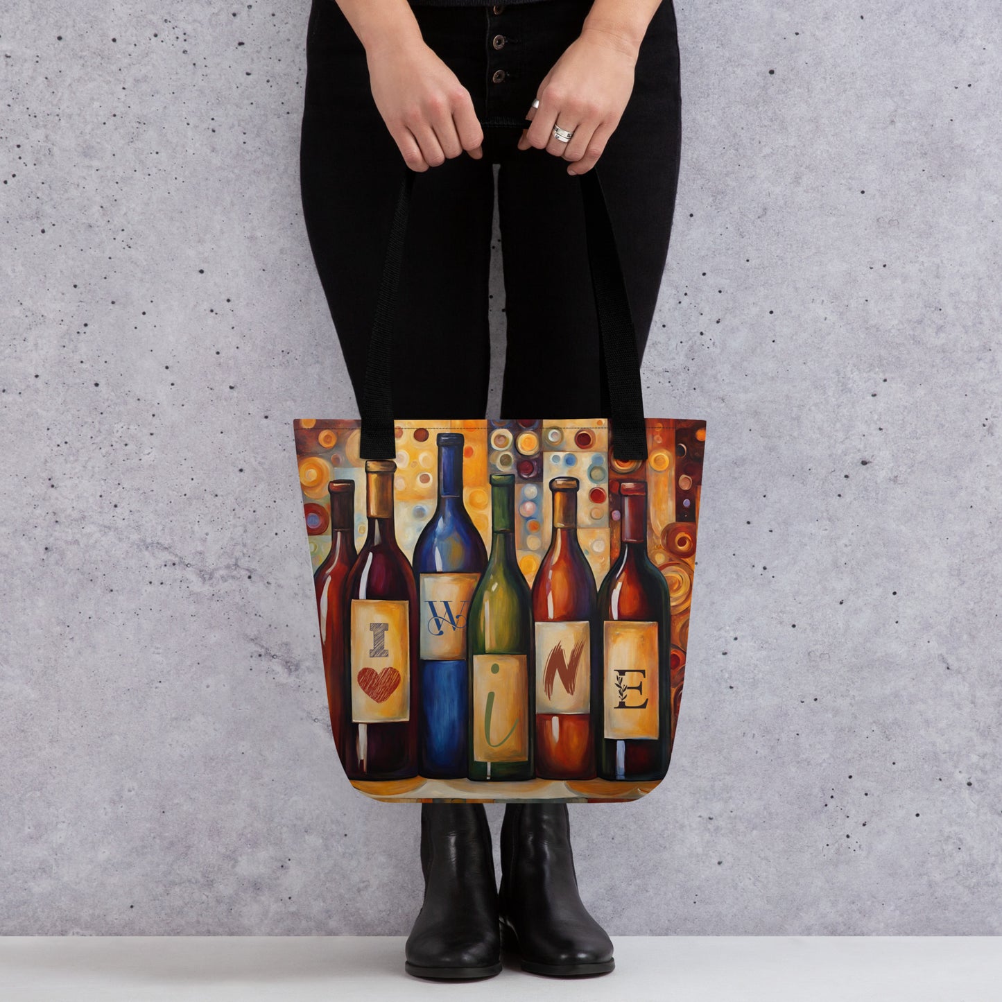 I Love Wine Tote bag