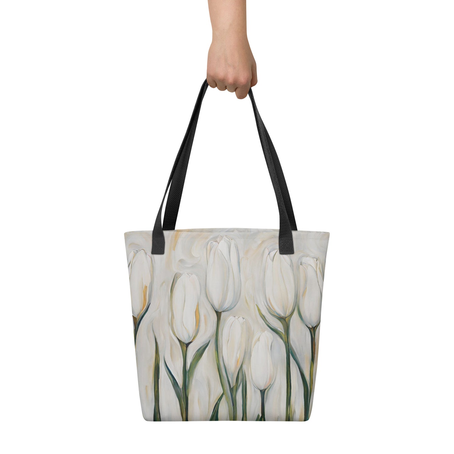 White Tulips Tote bag