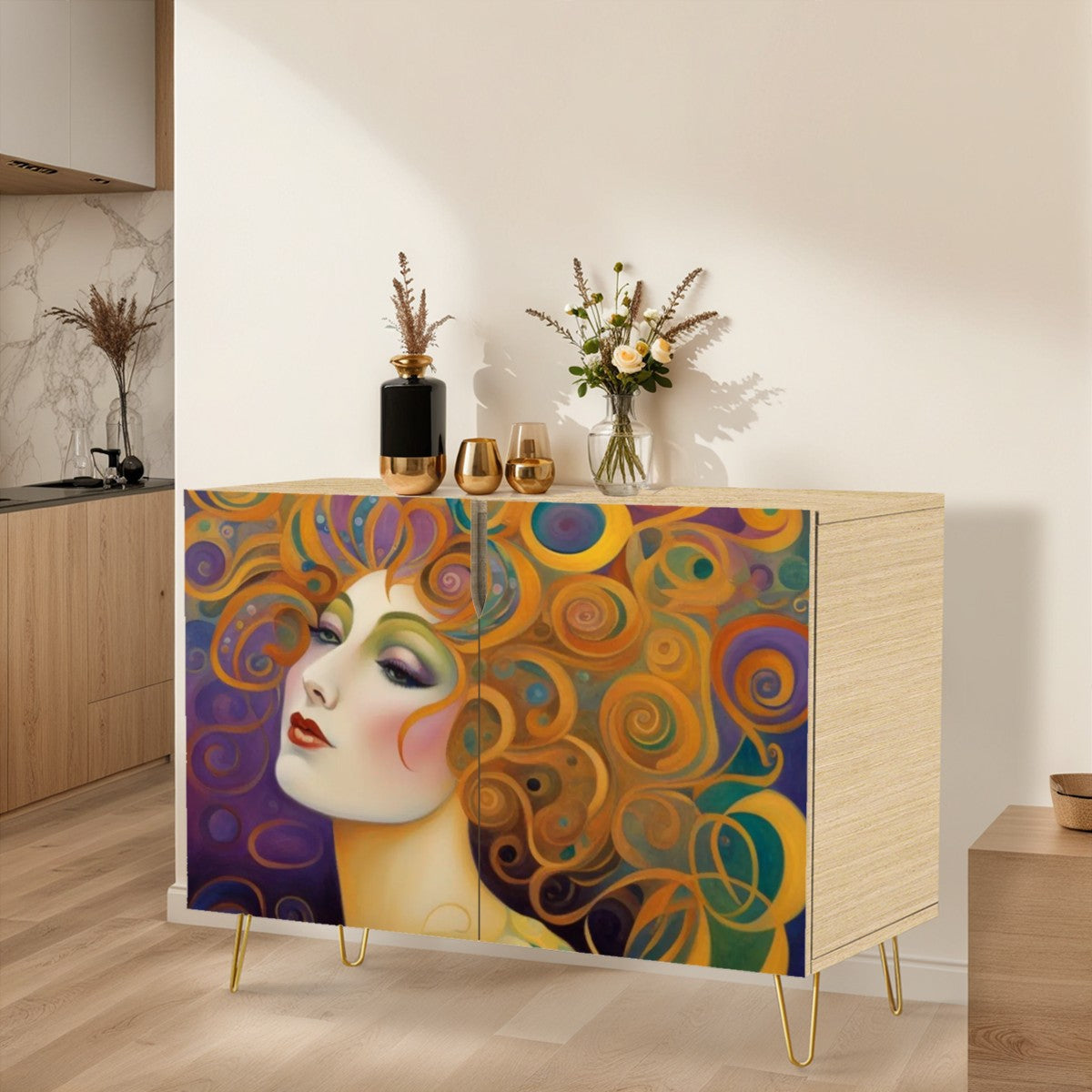 Wooden Storage Cabinet