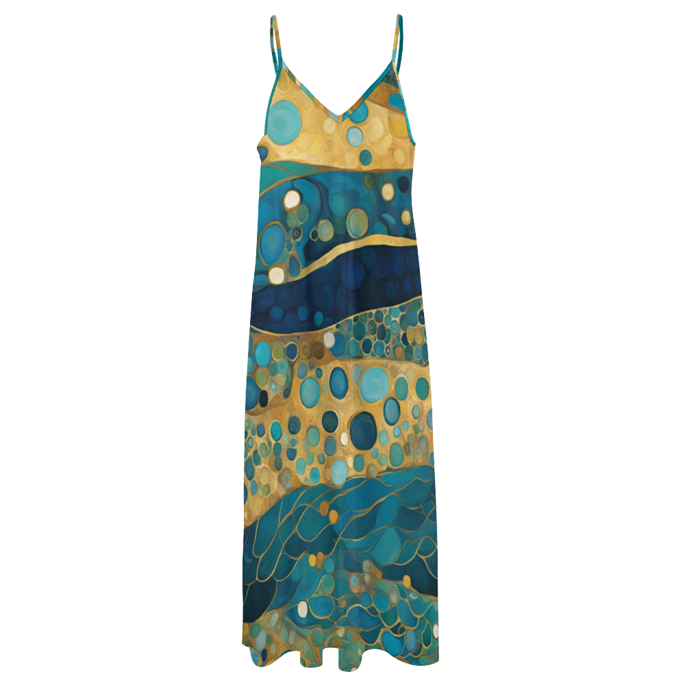 Ocean Women's Summer Fashion Maxi Slip Dress