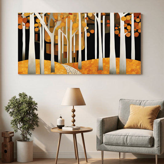 60" x 30" Printed Canvas Fabric Wall Art - No Frame (Made in USA)