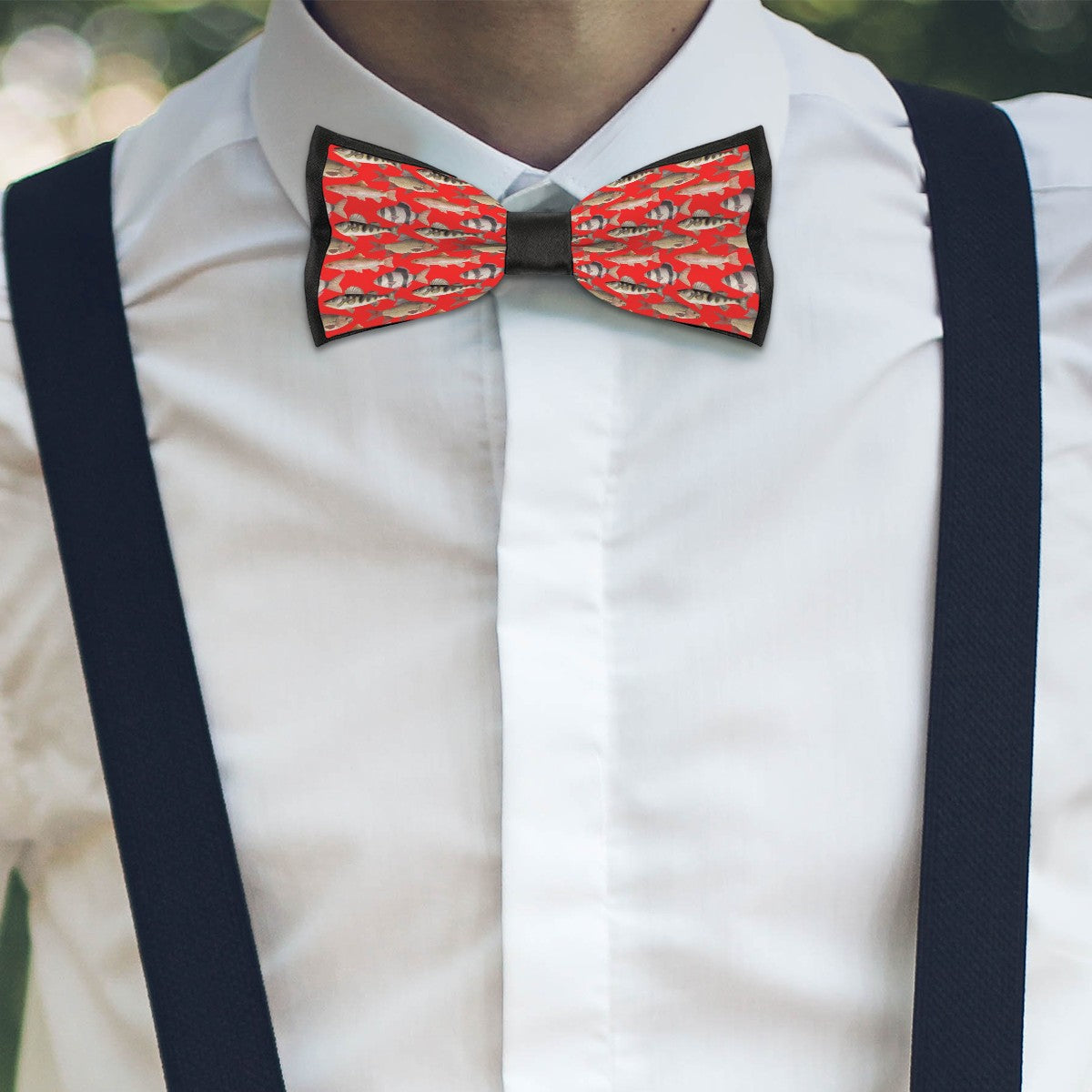 Fish School Adjustable Bow Tie
