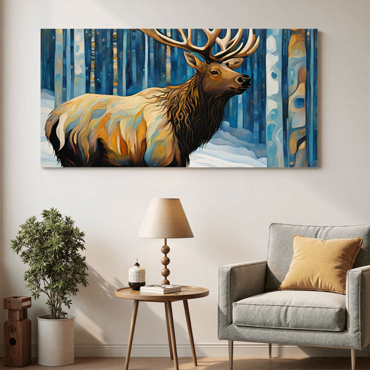 60" x 30" Printed Canvas Fabric Wall Art - No Frame (Made in USA)