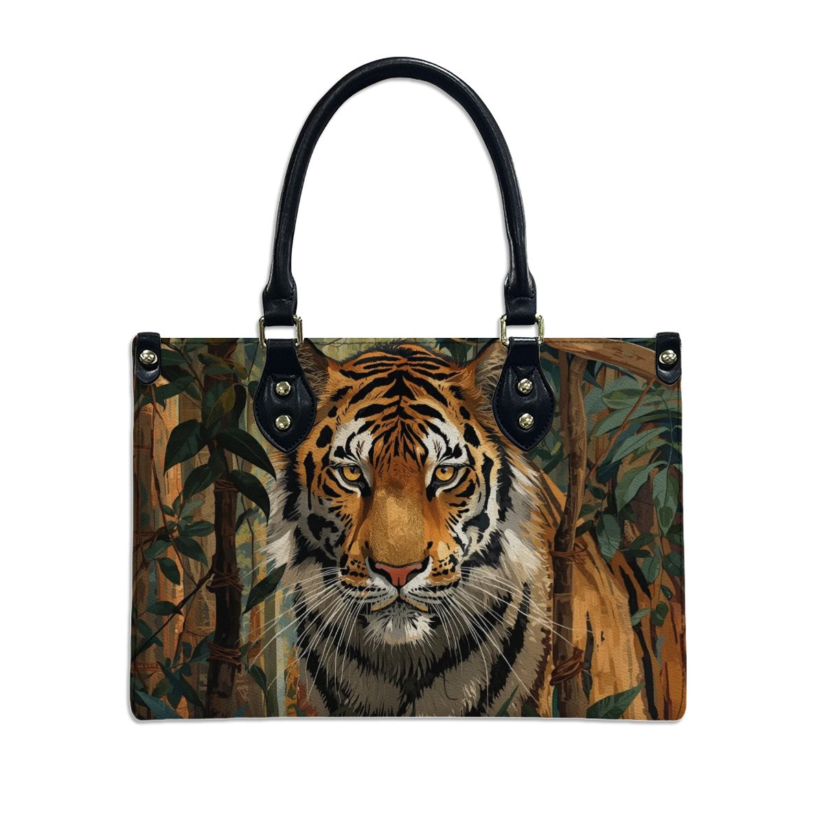 Tiger Women's PU Leather Shoulder Handbag
